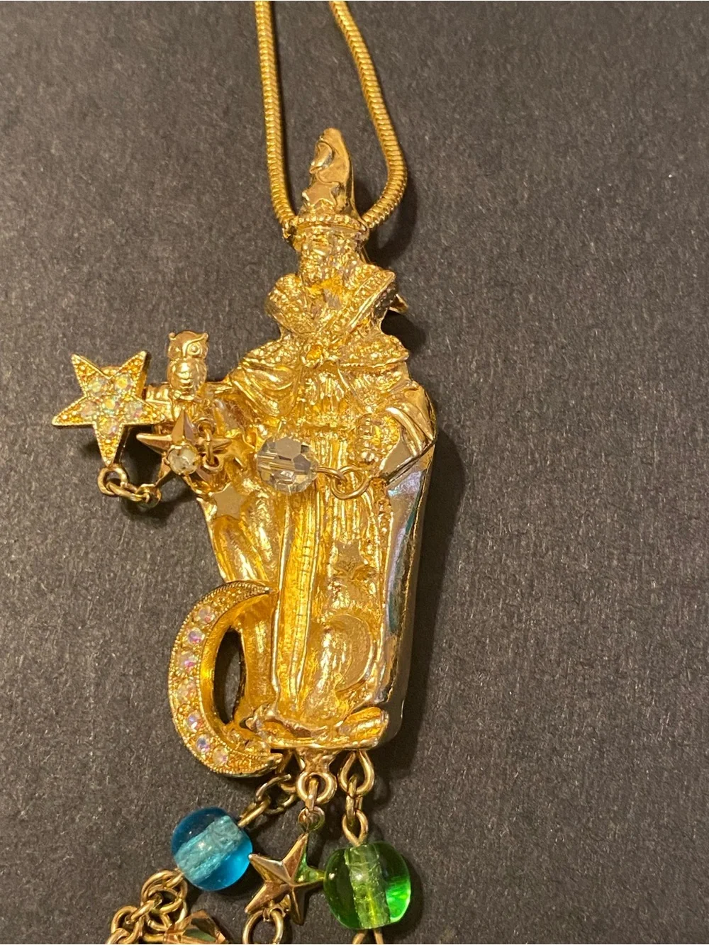 Kirk’s Folly Wizard Gold Star Charm Pendant Necklace - Women Jewelry